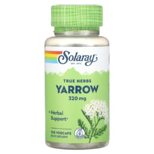 Solaray Ervas Verdadeiras Yarrow 320 mg 100 VegCaps