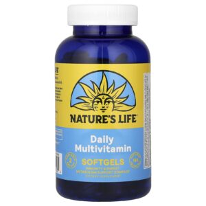 Natures Life Cápsulas Softgel Multivitamínicas Diárias 180 Cápsulas Softgel