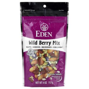Eden Foods Mix de Frutos Silvestres Nozes Sementes e Frutos Silvestres 113 g (4 oz)