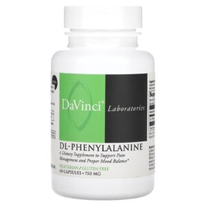 DaVinci Laboratories DL-Fenilalanina 750 mg 60 Cápsulas