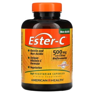 American Health Ester-C com Bioflavonoides Cítricos 240 Cápsulas Vegetarianas