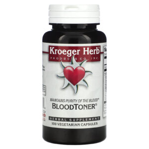 Kroeger Herb Co Tônico no Sangue 100 Cápsulas Vegetarianas