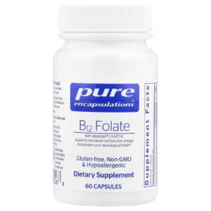 Pure Encapsulations B12 Folato 60 Cápsulas