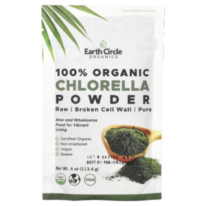 Earth Circle Organics Chlorella Orgânica em Pó 1134 g (4 oz)