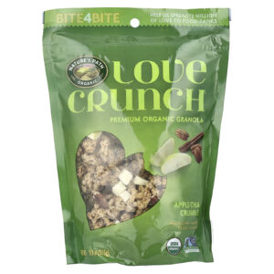 Natures Path Love Crunch Granola Orgânica Premium Maçã e Chia Crocante 115 oz (325 g)