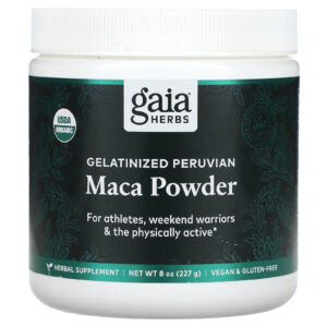 Gaia Herbs Maca Peruana Gelatinizada em Pó 227 g (8 oz)