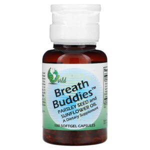 World Organic Breath Buddies 180 Cápsulas Softgel