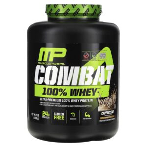 MusclePharm Combat 100% Whey Protein Cappuccino 224 kg (5 lb)