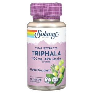 Solaray Extrato Vital Triphala 90 VegCaps