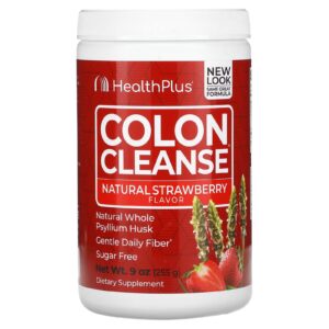 Health Plus Limpeza do Cólon Morango Natural 255 g (9 oz)
