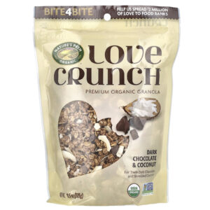 Natures Path Love Crunch® Granola Orgânica Premium Chocolate Amargo e Coco 325 g (115 oz)