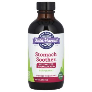 Oregons Wild Harvest Stomach Soother™ Hortelã-Pimenta Sem Álcool 118 ml (4 fl oz)
