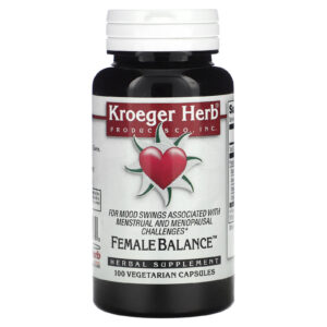 Kroeger Herb Co Equilíbrio Feminino 100 Cápsulas Vegetarianas