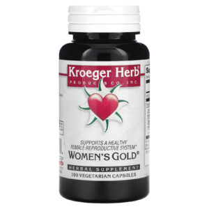 Kroeger Herb Co Feminino Ouro 100 Cápsulas Vegetarianas