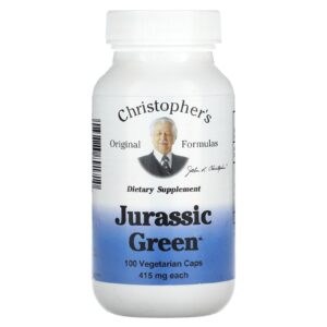 Christophers Original Formulas Jurassic Green 415 mg 100 Cápsulas Vegetarianas