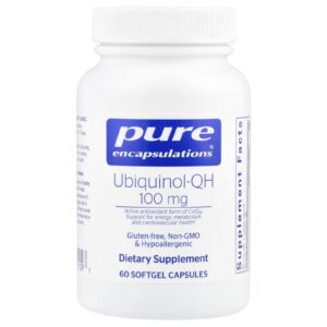 Pure Encapsulations Ubiquinol-QH 100 mg 60 Cápsulas Softgel