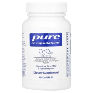 Pure Encapsulations CoQ10 120 mg 120 Cápsulas