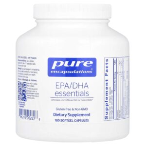 Pure Encapsulations EPA/DHA Essentials 180 Cápsulas Softgel