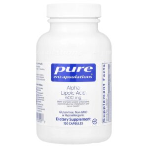 Pure Encapsulations Ácido Tióctico 600 mg 120 Cápsulas