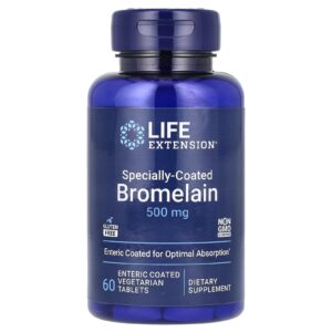 Life Extension Bromelina com Revestimento Especial 60 Comprimidos Vegetarianos com Revestimento Entérico