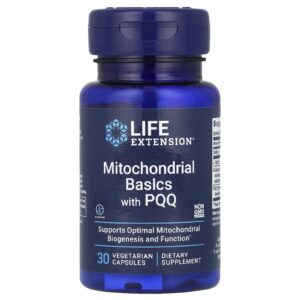 Life Extension Mitochondrial Basics com PQQ 30 Cápsulas Vegetarianas
