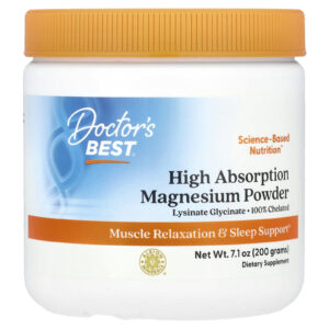 Doctors Best Magnésio em Pó de Alta Absorção 200 g (71 oz)