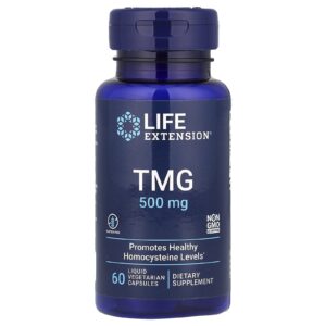 Life Extension TMG 500 mg 60 Cápsulas Vegetarianas Líquidas