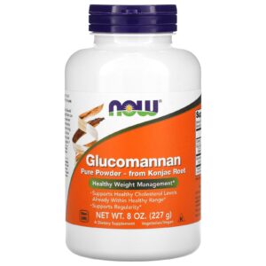 NOW Foods Glucomanan Pó Puro 227 g (8 oz)