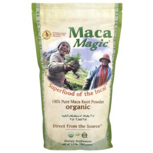 Maca Magic Orgânico 100% Pure Maca Root Powder 1.000 g (22 lb)