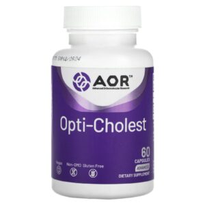 Advanced Orthomolecular Research AOR Opti-Cholest 60 Cápsulas (500 mg por Cápsula)