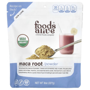 Foods Alive Raiz de Maca-Peruana Orgânica em Pó 227 g (8 oz)