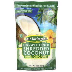 Edward & Sons Edward & Sons Lets Do Organic 100% Organic Unsweetened Shredded Coconut 8 oz (227 g)