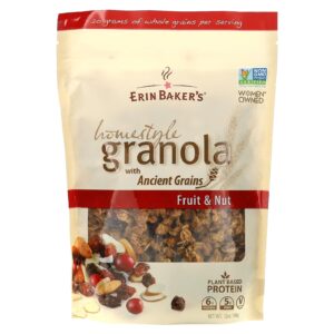 Erin Bakers Granola Caseira com Grãos Ancestrais Frutas e Nozes 340 g (12 oz)