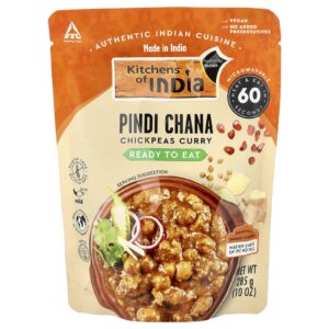 Kitchens of India Pindi Chana Curry de Grão-de-bico Suave 285 g (10 oz)