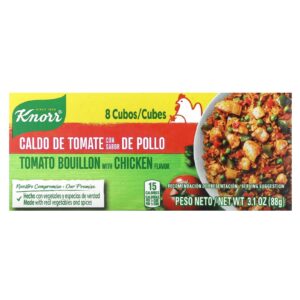 Knorr Caldo de Tomate com Sabor de Frango 8 Cubos 88 g (31 oz)