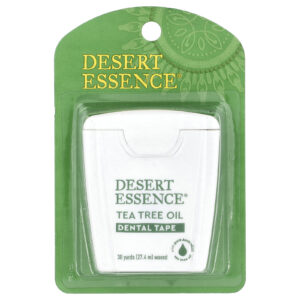Desert Essence Fita Dental com Óleo de Árvore do Chá Encerada 274 m
