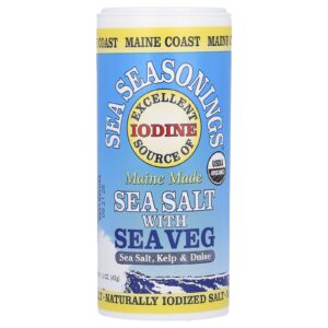 Maine Coast Sea Vegetables Temperos do Mar Sal Marinho com Vegetais Marinhos 43 g (15 oz)