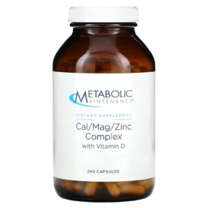 Metabolic Maintenance Complexo de Cal/Mag/Zinco com Vitamina D 240 Cápsulas