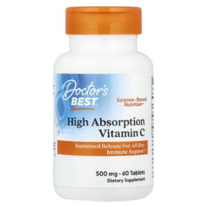 Doctors Best Vitamina C de Alta Absorção 60 Comprimidos