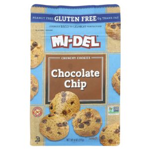 Mi-Del Cookies Biscoitos Crocantes Gotas de Chocolate 227 g (8 oz)