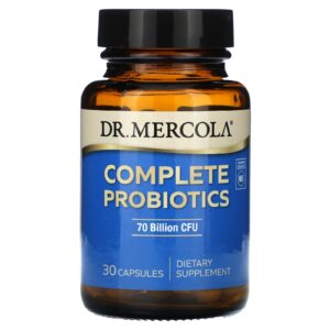 Dr. Mercola Probióticos Completos 70 Bilhões de UFCs 30 Cápsulas