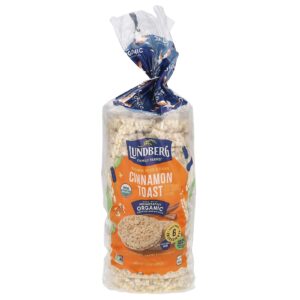 Lundberg Biscoitos de Arroz Integral Orgânico Torrada com Canela 269 g (95 oz)