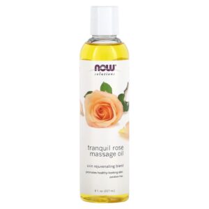 NOW Foods Solutions Tranquil Rose Massage Oil 237 ml (8 fl oz)