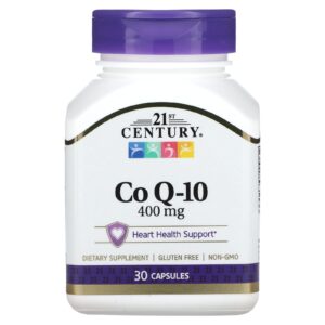 21st Century Co Q-10 400 mg 30 Cápsulas