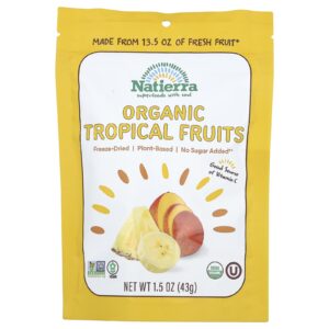 Natierra Liofilizado Orgânico Frutas Tropicais 43 g (15 oz)