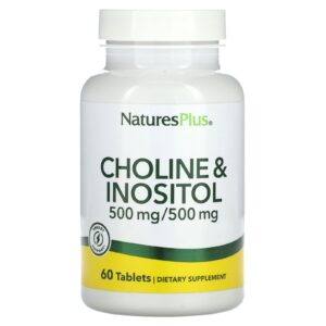 NaturesPlus Colina e Inositol 60 Comprimidos