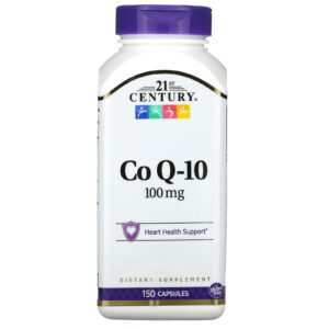 21st Century CoQ10 100 mg 150 Cápsulas