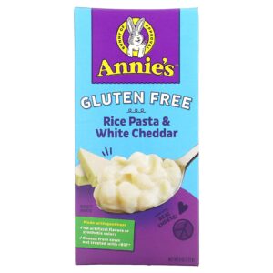 Annies Homegrown Massa de Arroz e Cheddar Branco Sem Glúten 170 g (6 oz)