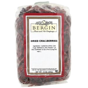 Bergin Fruit and Nut Company Cranberries Desidratados 340 g (12 oz)