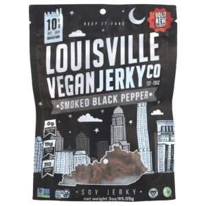 Louisville Vegan Jerky Co Pimenta-do-reino Defumada 8505 g (3 oz)